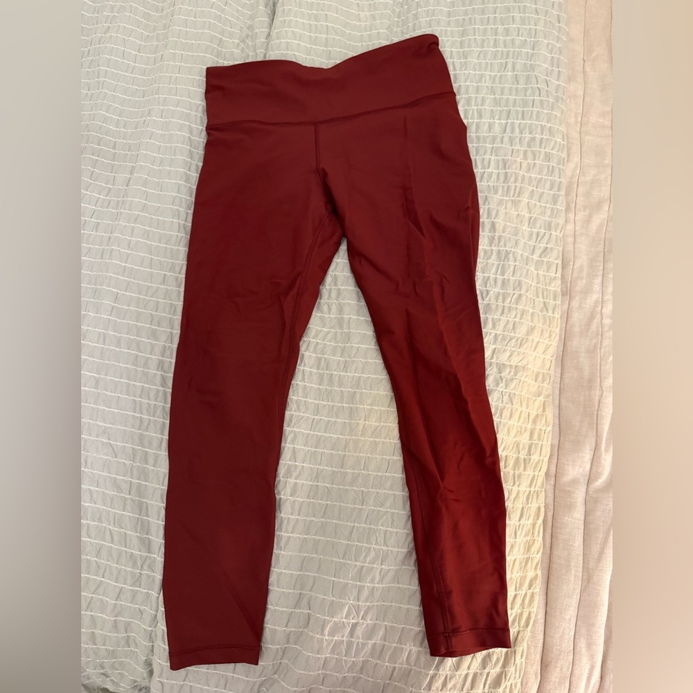 Athleta Burgundy Leggings